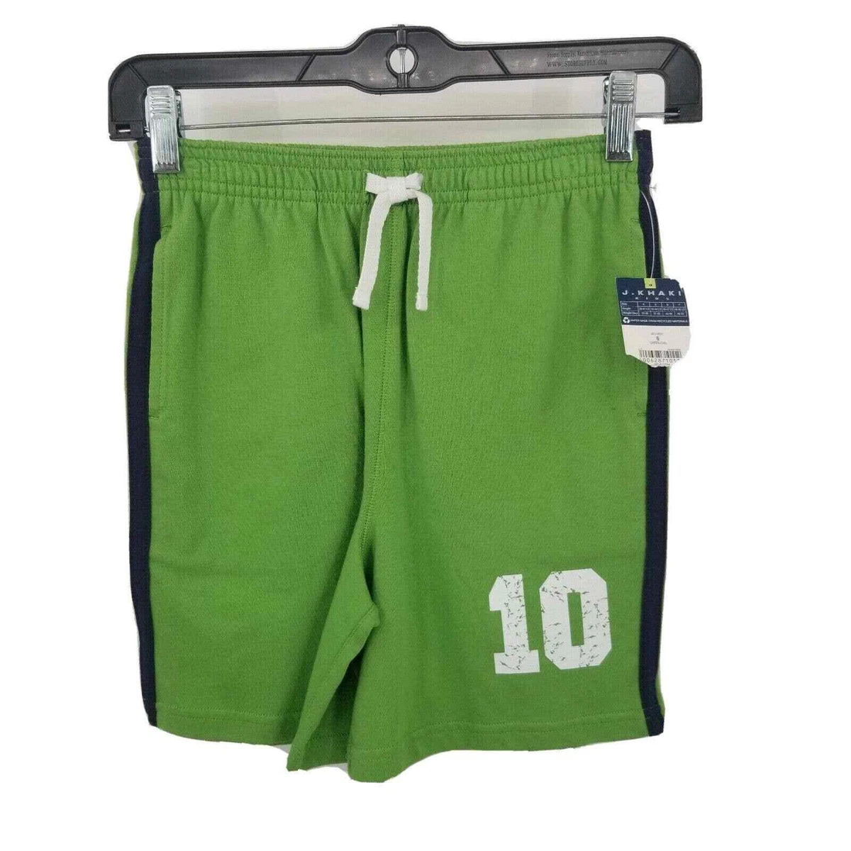 Boys green athletic shorts sale