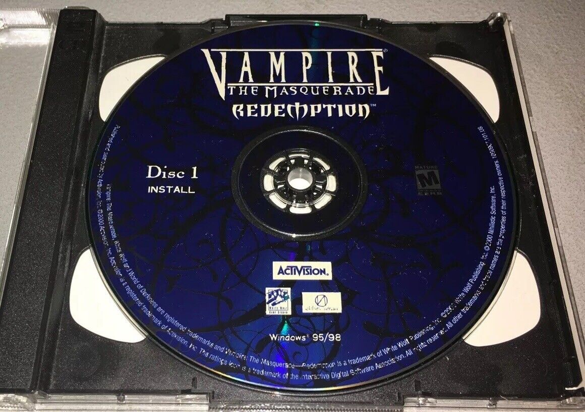 Vampire: The Masquerade - Redemption - PC - Role Playing Game - No Manual  5017783556032