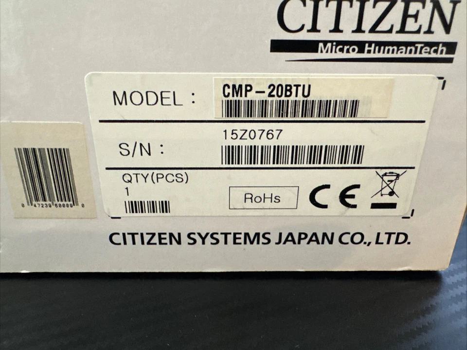 Citizen CMP Series Mobile Printer CMP-20U - Image 3 of 4