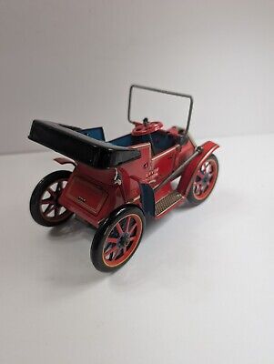 Vintage Modern Toys Lever Action Tin Toy Car Japan Pat 27579 Vintage Modern Toys Lever Action Tin Toy Car Japan Pat 27579