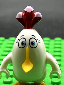 Lego The Angry Birds "Matilda White Bird" from set 75823 minifigure Lot 418