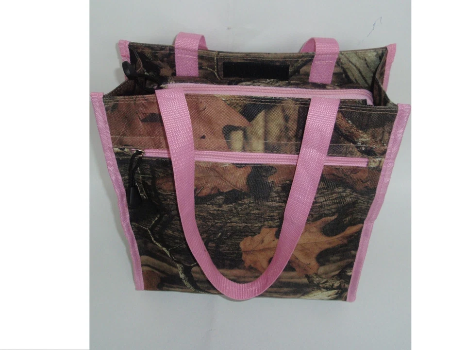 Mossy Oak Infinity 600D 防水女士托特包粉色装饰 Si... — 第 3/4 张图片