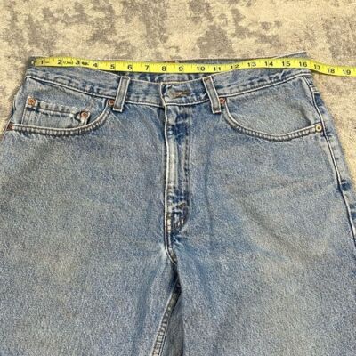 Vintage Levis 550 Relaxed Fit Jeans Rigid Denim Sz 34x29 | eBay