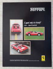Ferrari 308 GTSi Spider Brochure / Leaflet 1983