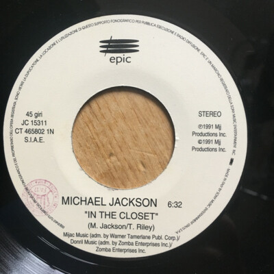Michael Jackson In The Closet / The Pasadenas I'm Doing Fine Now PROMO JB 1991