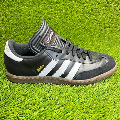 Adidas Samba Classic Black White Dark Gum Mens Size 7.5 Casual Shoes Sneakers