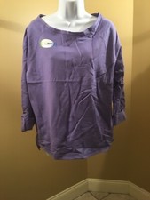 Hanes women's french terry sweatshirt Purple XL
