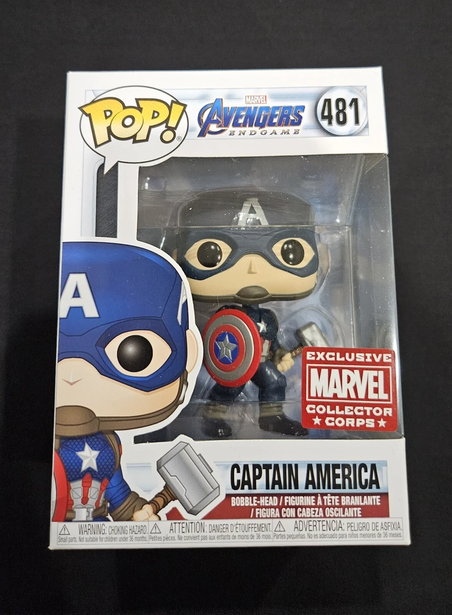 Captain america with mjolnir funko pop deals