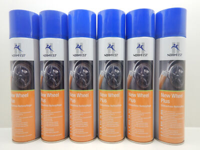 6x SILIKONFREIES REIFENPFLEGEMITTEL REIFEN PFLEGE NEW WHEEL PLUS 400ML