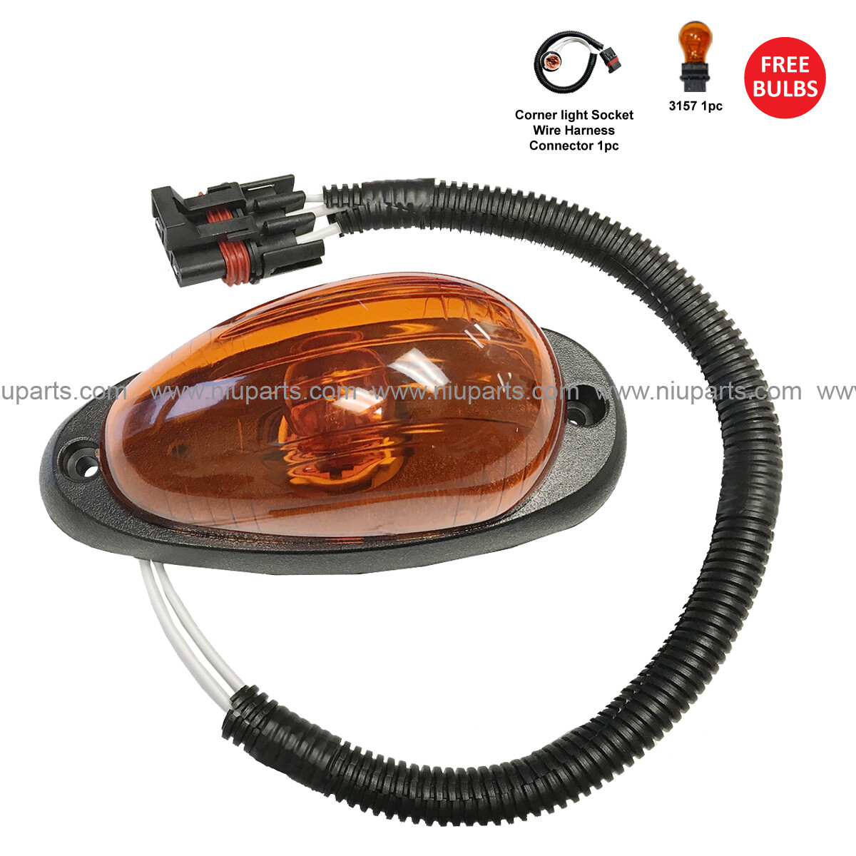 Freightliner Columbia Century Truck Right Side Marker Light with