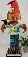 Bucilla Mr Scarecrow Creative Needlecraft Kit 2375 Vtg Doll On Stand Oz Read