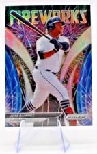 2022 Panini Prizm Jose Ramirez Silver Fireworks #F-4 NM/MT CLEVELAND GUARDIANS