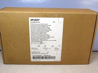 Stryker 0240-099-250 S-Video/Composite to HDMI Converter NEW