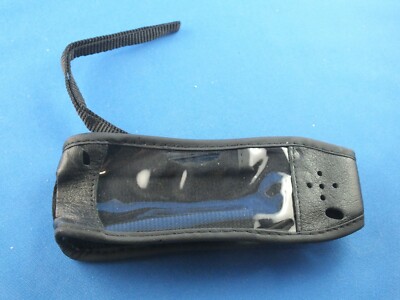 Leder Handy Tasche Hülle für Alcatel Easy DB Schwarz GurtClip Black Leather Case