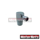 Vacuum Line 3/8" NPT 3/8" Hose 90 Degree Zinc Steel Intake Manifold Fitting SBC
