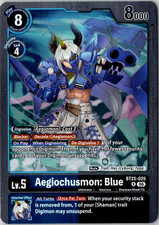 Aegiochusmon: Blue Dual Revolution Foil BT25-025 R NM