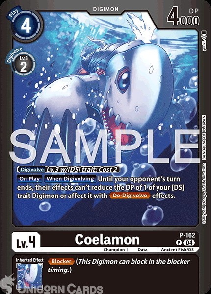P-162 Coelamon : Promo Alternative Art Digimon Card : LM06: Billion Bullet