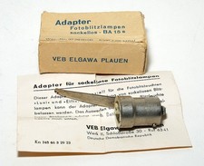 ELGAWA Blitzlampenadapter für Glassockellamp...