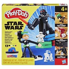 Play-Doh Star Wars Squish & Slice Lightsabers 4 Inch Action Figure Set