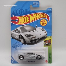 Hot Wheels 2021 McLaren F1 Silver HW Exotics 8/10 #235 New for 2021 1:64 GRX57