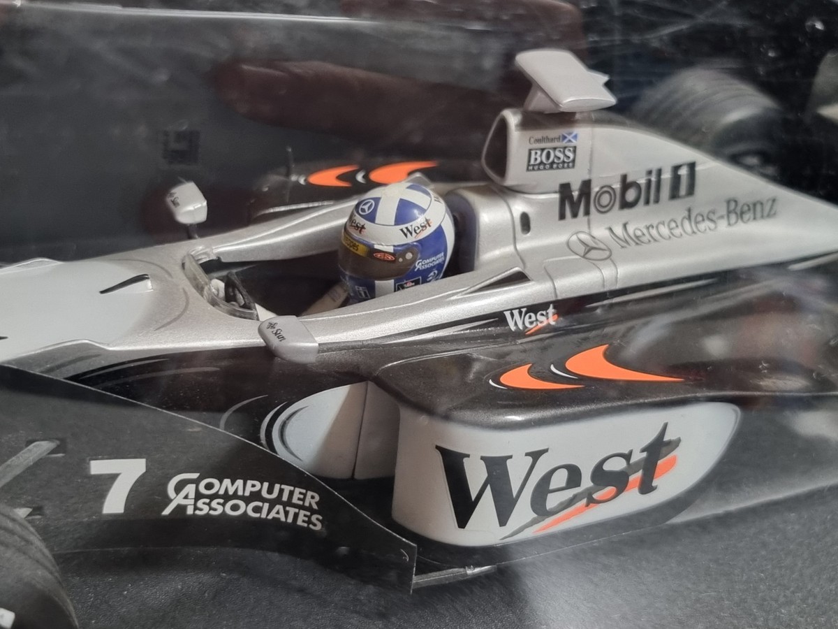 MINICHAMPS ミニカーセット　West McLaren Mercedes MiniChamps F1 1:18 West McLaren Mercedes MP4/14 D. Coulthard Boxed