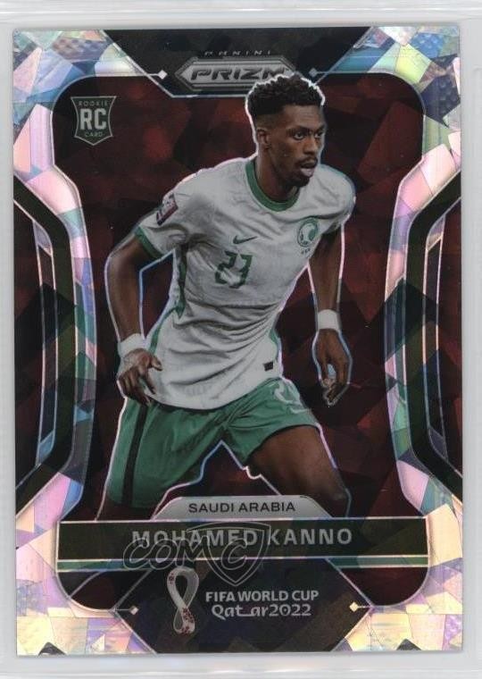 2022 Panini Prizm World Cup Qatar Ice Prizm Mohamed Kanno #214 13va