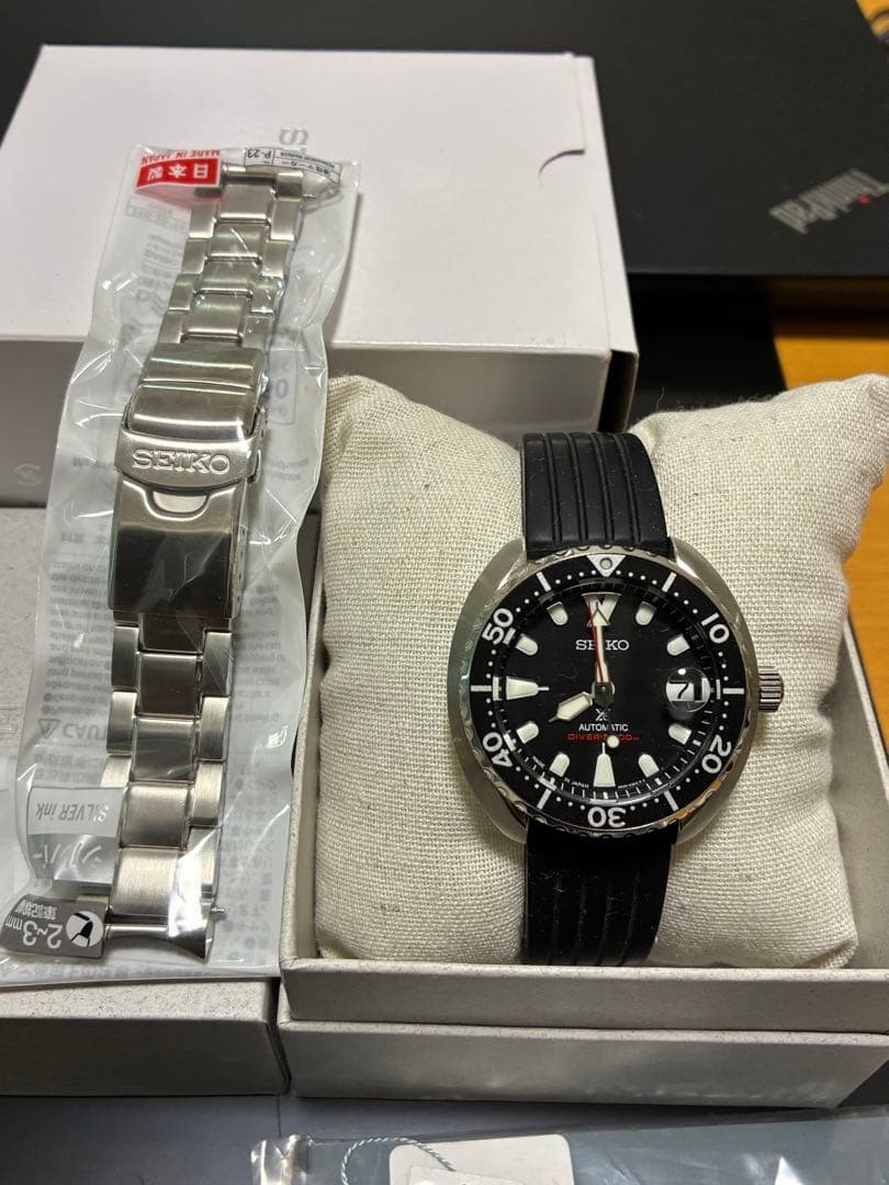 SEIKO PROSPEX SBDY085 Black Men's Watch Mini Turtle from Japan | eBay