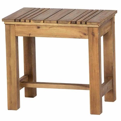 SIENA GARDEN Falun Hocker Gestell und Fläche Akazienholz FSC -100% natur