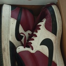 Nike Sneaker Leder Schnürung Bordeaux EU 44