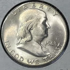 1948 Franklin Half Dollar FBL UNC
