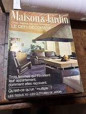 MAISON & JARDIN APR 1970 RIVISTA ARREDAMENTO DESIGN VINTAGE CASA GIARDINO 