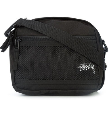 Stussy Shoulder Bag   Black   Lightweight Streetwear Crossbody / Carhartt WIP Sk