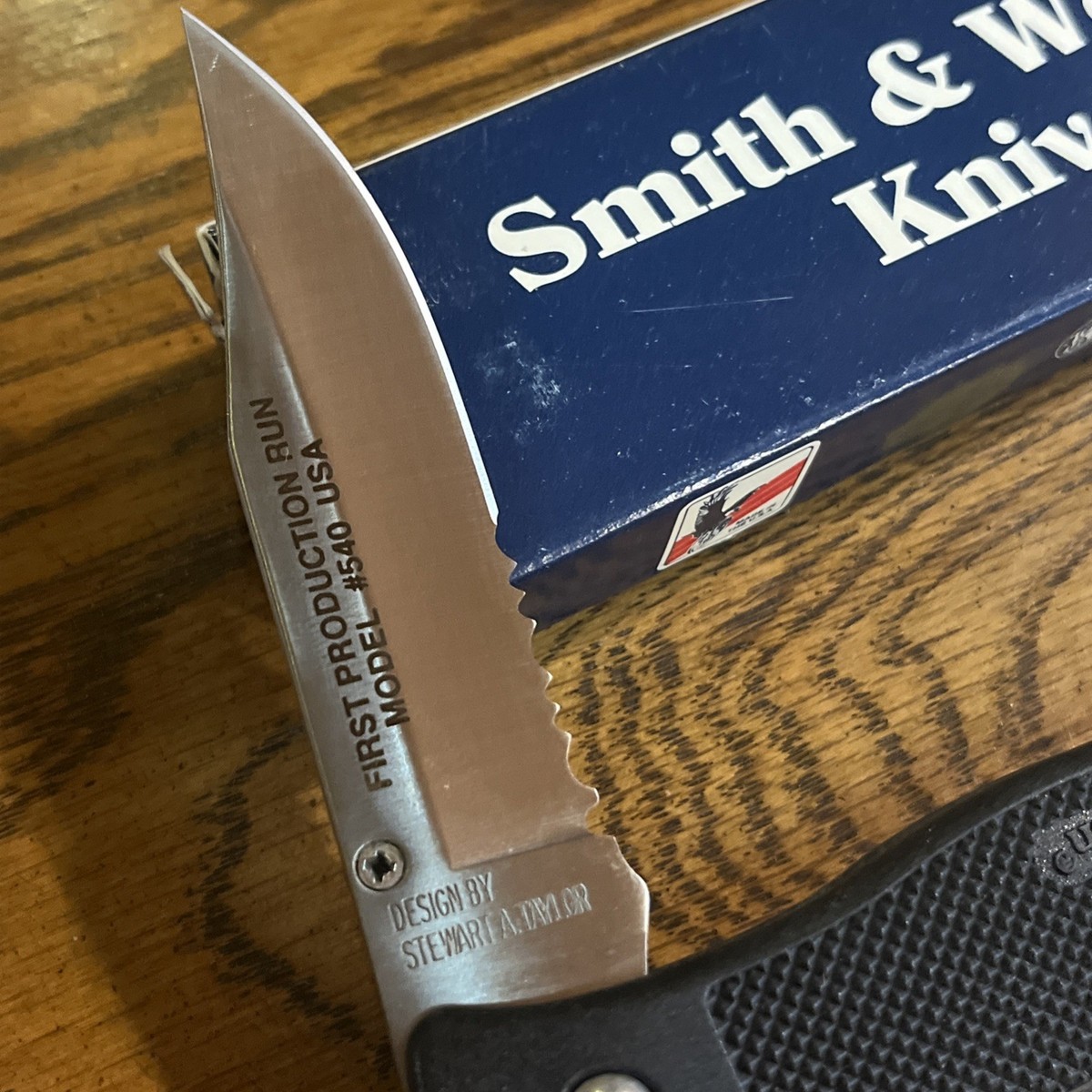 NIB Vintage 1990 Smith & Wesson USA Made SW-540 1ST Production Run 