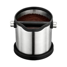 Coffee Knock Box Coffee Grounds Container for Home Coffee Bar Stainless Steel
