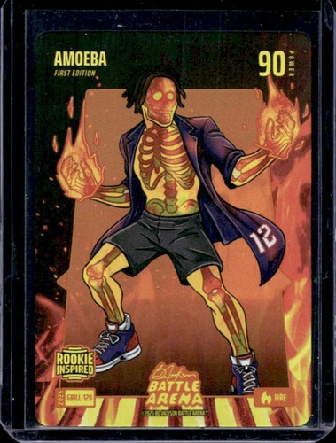 2026 Bo Jackson Battle Arena Griffey Set Amoeba Grillin Battlefoil Fire GRILL128