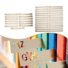 Wooden Vinyl Record Dividers A-z Alphabetical