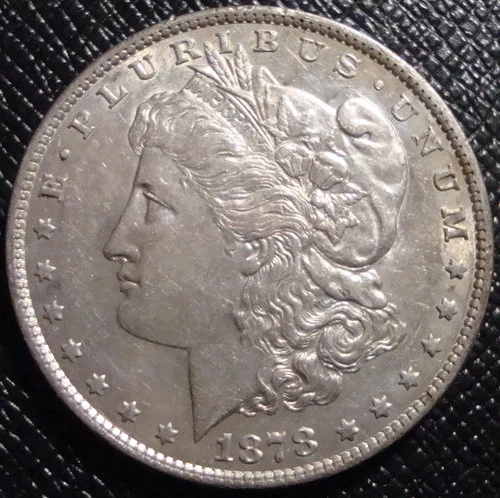 Better Date 1878-P Morgan Silver Dollar - 3rd Reverse (Rev of '79) - Lustrous AU