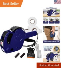 Lite 1 Line Price Gun with Price-Marking Labels Kit   Includes 5,000 Blank Wh...