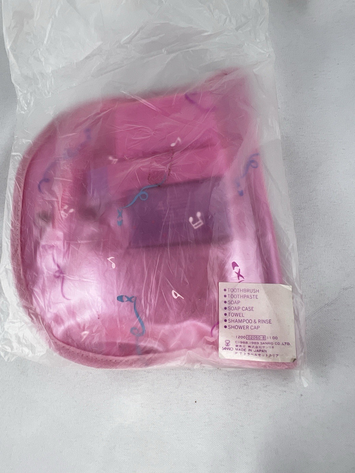 Juego de ducha de baño zapatos de ballet vintage Sanrio Petite Plie 1988 89 Japón RARO