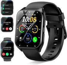 Smart Watch for Men Women Answer/Make Calls , 1.85" HD Fitness Watch with He...