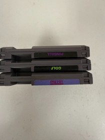 NINTENDO NES VIDEO GAME LOT OF 3 TETRIS GOLF PINBALL