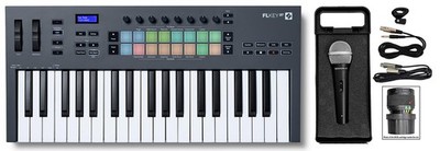 Novation FLkey 37 Key MIDI Keyboard Controller for FL Studio+Microphone