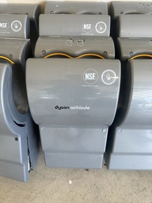 Dyson Airblade AB04 Commercial Hand Dryer Steel Gray 110V 120V Tested Bracket