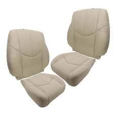 NLQR Front Driver  Passenger Side Bottom  Top Lean Back Replacement Tan Sea...