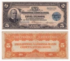 1921 Philippine National Bank 5 Pesos MERCADO - UNSON Circulating Note C