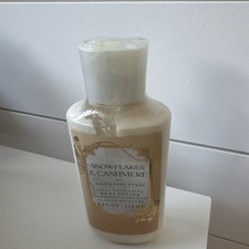 Bath Body Works SNOWFLAKES CASHMERE Daily Nourishing Body Lotion 8oz NEW