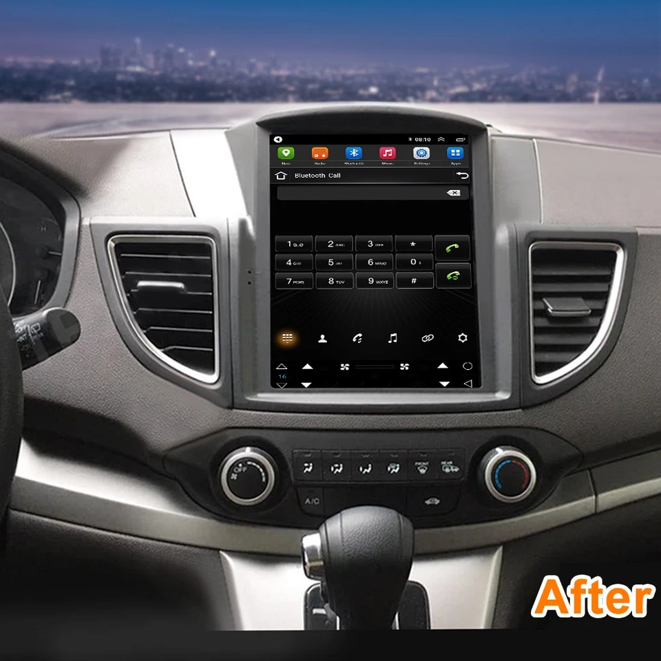For Honda CRV 2012-2016 Android 14 Car Stereo Radio GPS Player Tesla Screen BT - Image 4 of 4