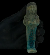 Authentic Ancient Egyptian Statue – Ushabti Servant Figurine Rare Antiquity BC