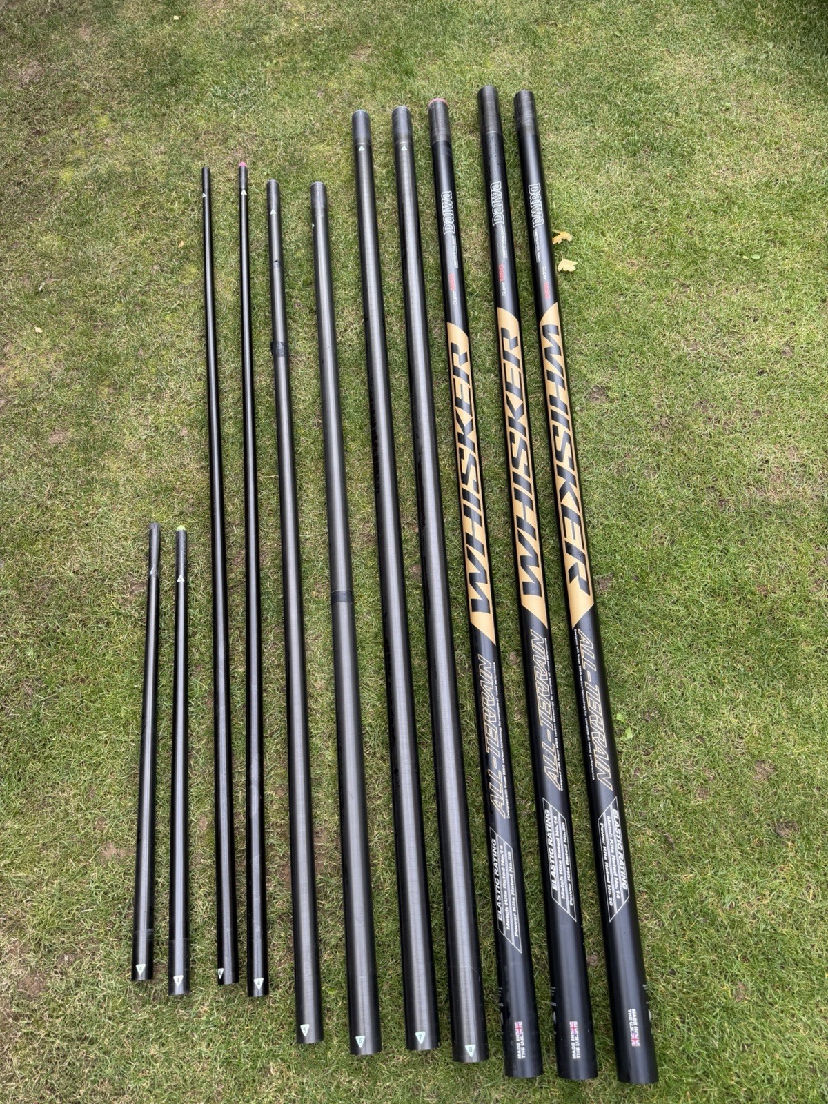 Daiwa 16M Whisker All - TERRAIN 2x short 4s 6x top 3 2x long 4s 2x broken