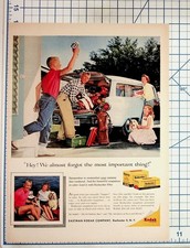 1950s Kodak Kodacolor Film Ad Vintage Magazine Print Ephemera Ozzie Harriet